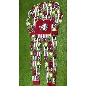 BUC-EES One Piece Long Johns Youth Medium Pajamas Holiday Christmas Bucee Beaver